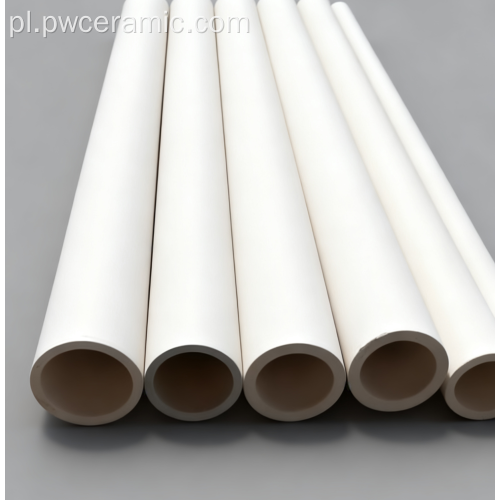 Odporność na wysoką temperaturę Rury ceramiczne z tlenku glinu 99,7%.